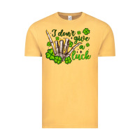 Vintage Mustard i don t give a luck Vintage Tee - Artiststas