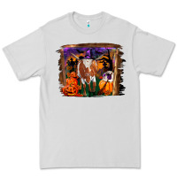Dove Grey longhorn cow halloween Premium Tee - RanaPortraitStore