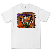 White longhorn cow halloween Premium Tee - RanaPortraitStore