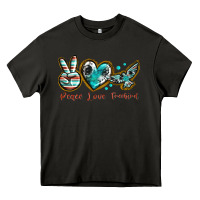 Asphalt peace love freebird Heavy Core Tee - texasbilliewilder