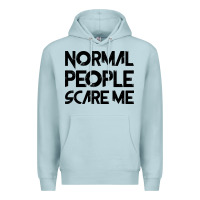 Blue Mist Normal People Scare Me Premium Hoodie - Bettercallsaul