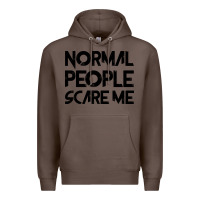Coffee Normal People Scare Me Premium Hoodie - Bettercallsaul