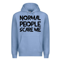 Colony Blue Normal People Scare Me Premium Hoodie - Bettercallsaul