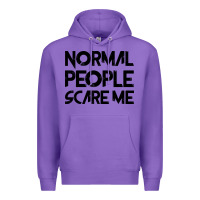 Purple Normal People Scare Me Premium Hoodie - Bettercallsaul