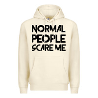 Sandshell Normal People Scare Me Premium Hoodie - Bettercallsaul