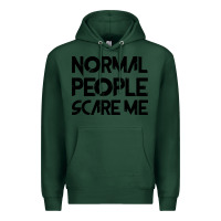 Sports Green Normal People Scare Me Premium Hoodie - Bettercallsaul