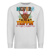 Dove Grey heifers be trippin' Premium Sweatshirt - LillyAllenDesigns
