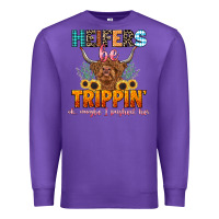 Purple heifers be trippin' Premium Sweatshirt - LillyAllenDesigns
