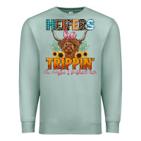 Seafoam heifers be trippin' Premium Sweatshirt - LillyAllenDesigns