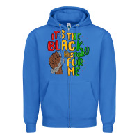 True Royal it s the black history for me Zipper Hoodie - MaliasSmallBusiness