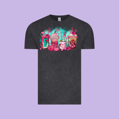 Breast Cancer  Coffee Cups Vintage Tee Designed By Adodesignshop