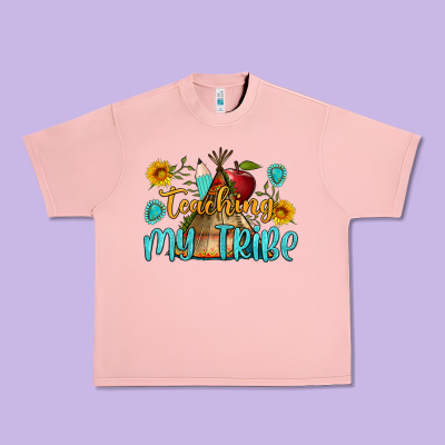 Teaching My Tribe Urban Heavy Tee Designed By Bundleandbundleshop