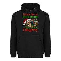 Black when you’re dead inside but it's christmas Heavyweight Hoodie - BundleAndBundleShop