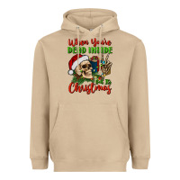 Mushroom when you’re dead inside but it's christmas Heavyweight Hoodie - BundleAndBundleShop