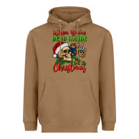 Toasted Coconut when you’re dead inside but it's christmas Heavyweight Hoodie - BundleAndBundleShop