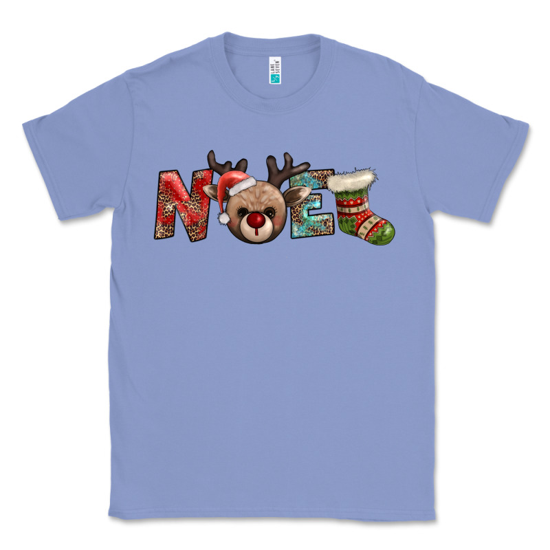 Noel With Sock And Reindeer Classic Tee by AdoDesignShop | Teevron