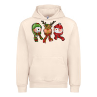Sandshell christmas reindeer polar bear snowman Urban Hoodie - CowGirlArtShop