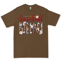 Cacao baseball mini with leopard Premium Tee - texasbilliewilder