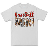 Dove Grey baseball mini with leopard Premium Tee - texasbilliewilder