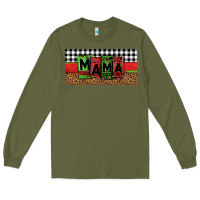 Army Green mama Christmas Long Sleeve Tee - Jasminsmagicworld
