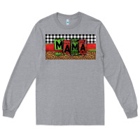 Heather Grey mama Christmas Long Sleeve Tee - Jasminsmagicworld