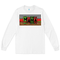 White mama Christmas Long Sleeve Tee - Jasminsmagicworld