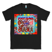 Black Football Mama Classic Tee - CowhideDigitalArt