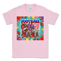 Bubblegum Pink Football Mama Classic Tee - CowhideDigitalArt