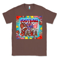 Chestnut Football Mama Classic Tee - CowhideDigitalArt