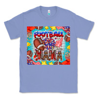 Colony Blue Football Mama Classic Tee - CowhideDigitalArt