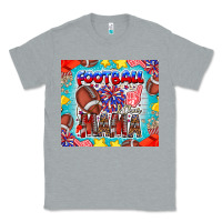 Heather Grey Football Mama Classic Tee - CowhideDigitalArt
