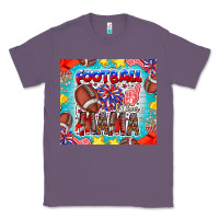 Lavender Football Mama Classic Tee - CowhideDigitalArt