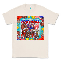 Natural Football Mama Classic Tee - CowhideDigitalArt