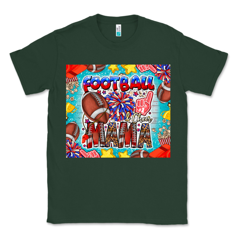 Football Mama Classic Tee by CowhideDigitalArt | Teevron