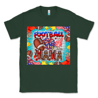 Sports Green Football Mama Classic Tee - CowhideDigitalArt