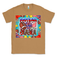 Toasted Coconut Football Mama Classic Tee - CowhideDigitalArt