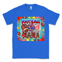 True Royal Football Mama Classic Tee - CowhideDigitalArt