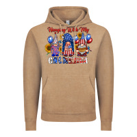 Vintage Coffee hangin with my gnomerica Vintage Hoodie - RacoonDesign