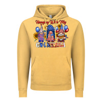 Vintage Mustard hangin with my gnomerica Vintage Hoodie - RacoonDesign