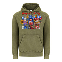 Vintage Olive hangin with my gnomerica Vintage Hoodie - RacoonDesign