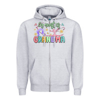 Heather Grey gymnastics grandma Zipper Hoodie - MaliasSmallBusiness
