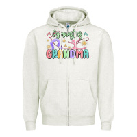 Oatmeal Heather gymnastics grandma Zipper Hoodie - MaliasSmallBusiness