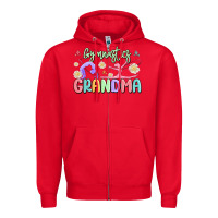 Red gymnastics grandma Zipper Hoodie - MaliasSmallBusiness