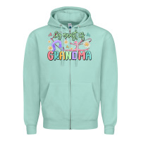 Seafoam gymnastics grandma Zipper Hoodie - MaliasSmallBusiness