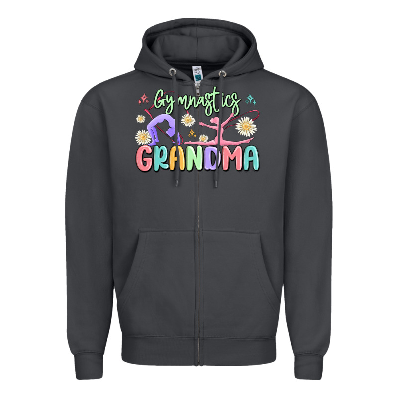 Gymnastics Grandma Zipper Hoodie by MaliasSmallBusiness | Teevron