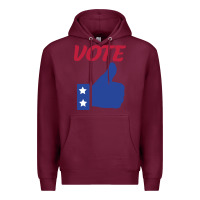 Burgundy Vote Premium Hoodie - Bettercallsaul