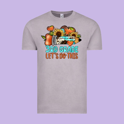3rd Grade Let's Do This Vintage Tee Designed By Jahusdesignshop
