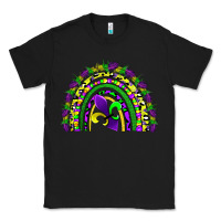 Black mardi gras rainbow Classic Tee - AdoDesignShop