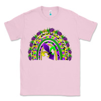Bubblegum Pink mardi gras rainbow Classic Tee - AdoDesignShop
