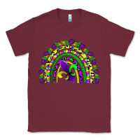 Burgundy mardi gras rainbow Classic Tee - AdoDesignShop